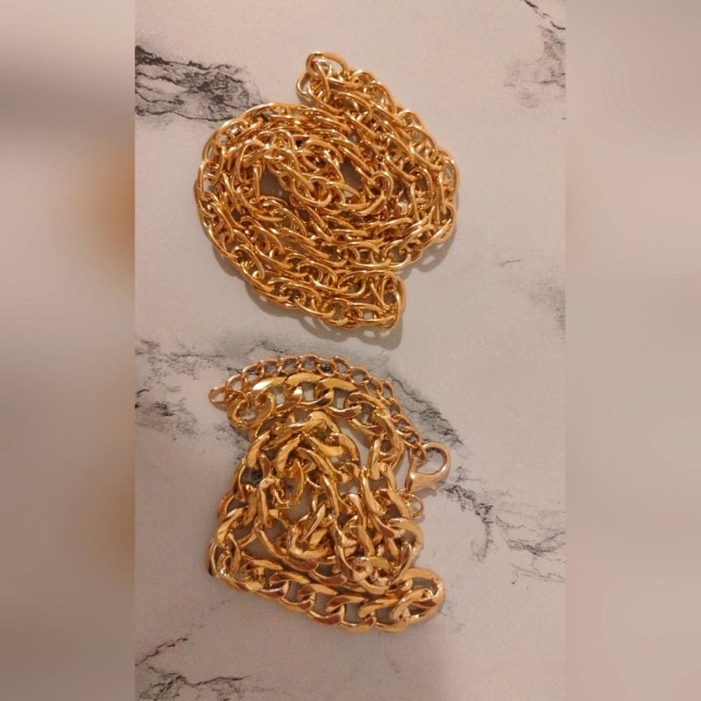 Shein Necklace, gold